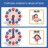 Children's Learning Teaching Aids Kindergarten Learning Clock And Time Cognitive Model Toy