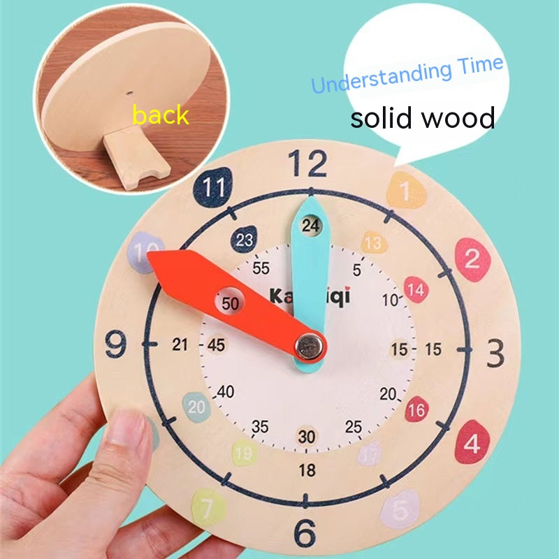 Children's Learning Teaching Aids Kindergarten Learning Clock And Time Cognitive Model Toy